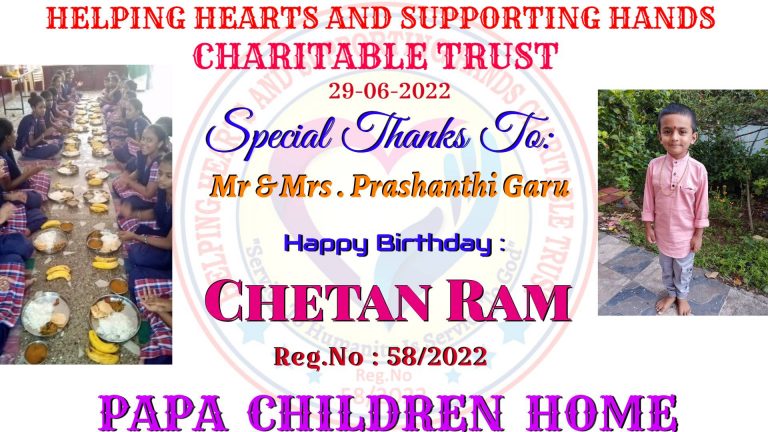 Happy Returns Of The Day Chetan Ram…
